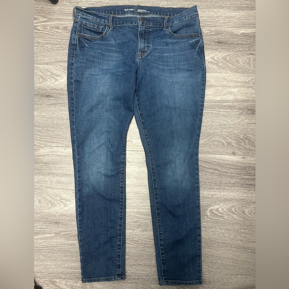 Old Navy Original Mid-Rise Blue Jeans
